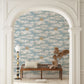 Cumulus Sol Wallpaper - Light Blue - Josephine Munsey - JMW-104001 - Premier Wallcovering