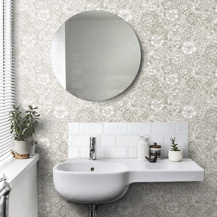 Dagmar Wallpaper - Nude - Boråstapeter - 5526 - Premier Wallcovering