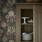 Dahlia Garden Wallpaper - Deep Brown - Boråstapeter - 7689 - Premier Wallcovering