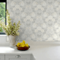 Dahlia Garden Wallpaper - Grey - Boråstapeter - 7664 - Premier Wallcovering