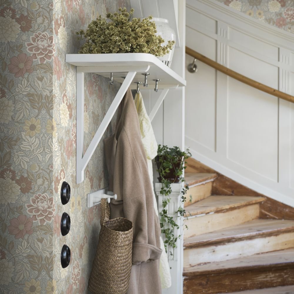 Dahlia Garden Wallpaper - Pastel - Boråstapeter - 7692 - Premier Wallcovering