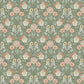 Dahlia Garden Wallpaper - Blush / Green - Boråstapeter - 7666 - Premier Wallcovering