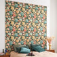 Dahlia Gardens Wallpaper - Bouquet Fond Noir - Casadeco - 87669568 - Premier Wallcovering