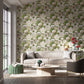 Dahlia Wallpaper - Sail Cloth/Meadow/Gilver - HQN2112844 - Harlequin - Premier Wallcovering