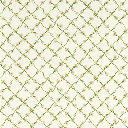 Daisy Trellis Wallpaper - Emerald/Pearl - Harlequin - HSRW113043