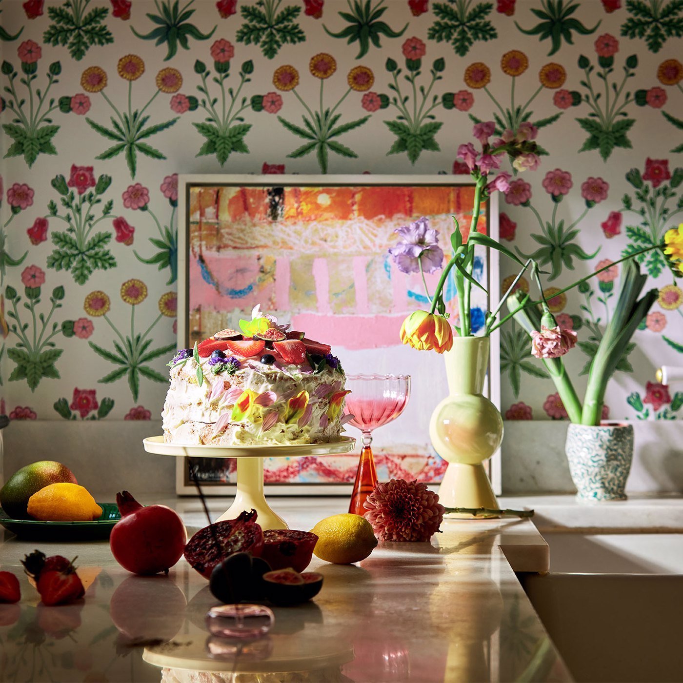 Daisy Wallpaper - Strawberry Fields - 510005 - Morris & Co - Premier Wallcovering