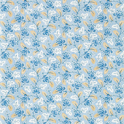 Dallimore Wallpaper - Indigo/multi - DABW217232 - Sanderson