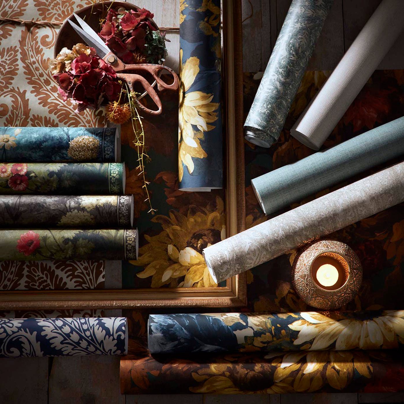 Dalton Wallpaper - Dove - Clarke & Clarke - W0157/01 - Premier Wallcovering