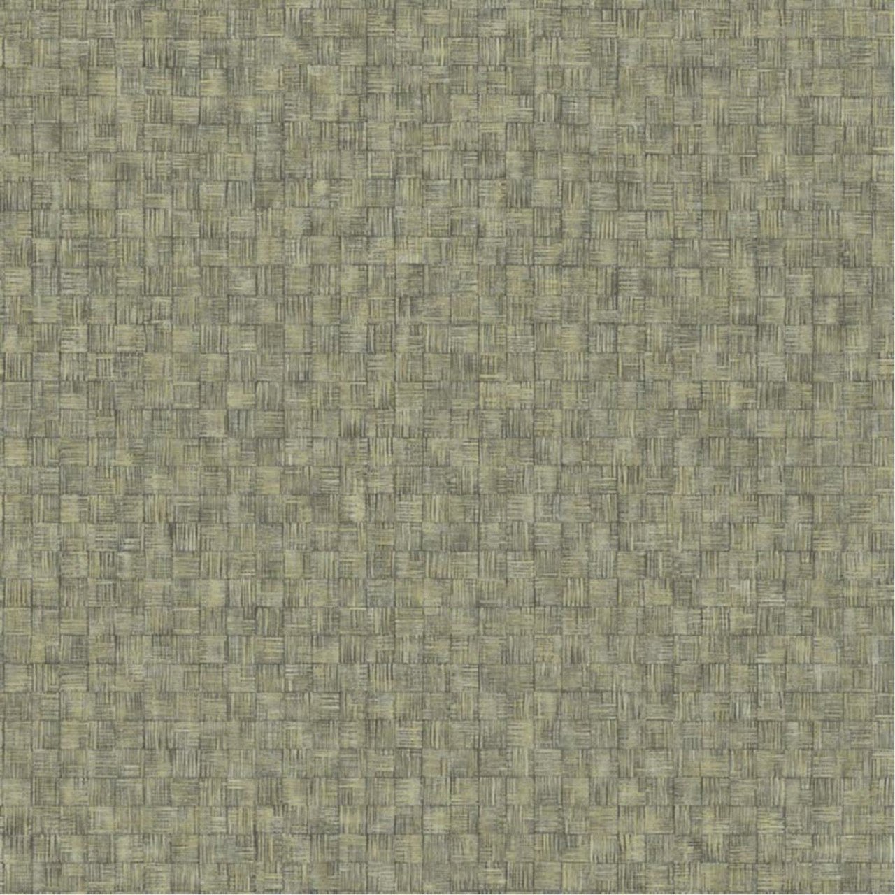 Damier Ginkgo Wallpaper - Vert Chanvre - Casadeco - 86257333 - Premier Wallcovering