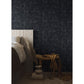 Dancing Crane Wallpaper - Indigo - Boråstapeter - 3128 - Premier Wallcovering