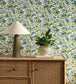 Dancing Daisies Wallpaper - Cornflower - Scion - NSCW113284