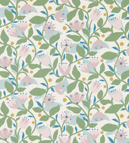 Dancing Daisies Wallpaper - Lilac - Scion - NSCW113283