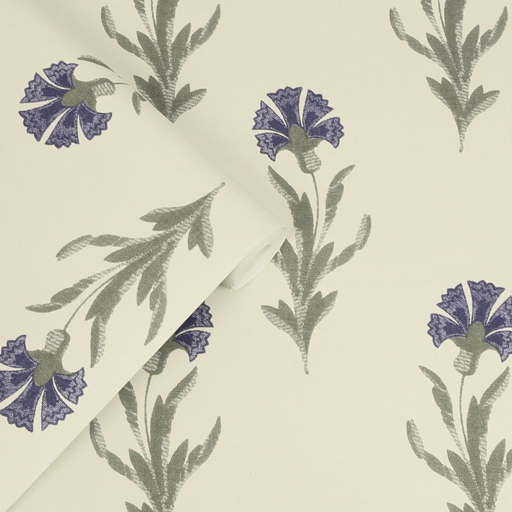 Dandelion Dusky Wallpaper - Seaspray Blue - Laura Ashley - 121068 - Premier Wallcovering