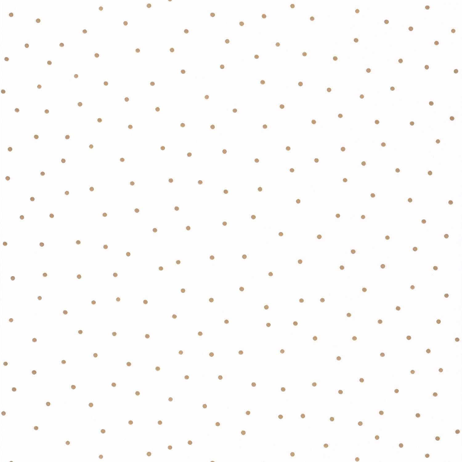 Danse Wallpaper - Blanc/ Dore - Caselio - 102201010