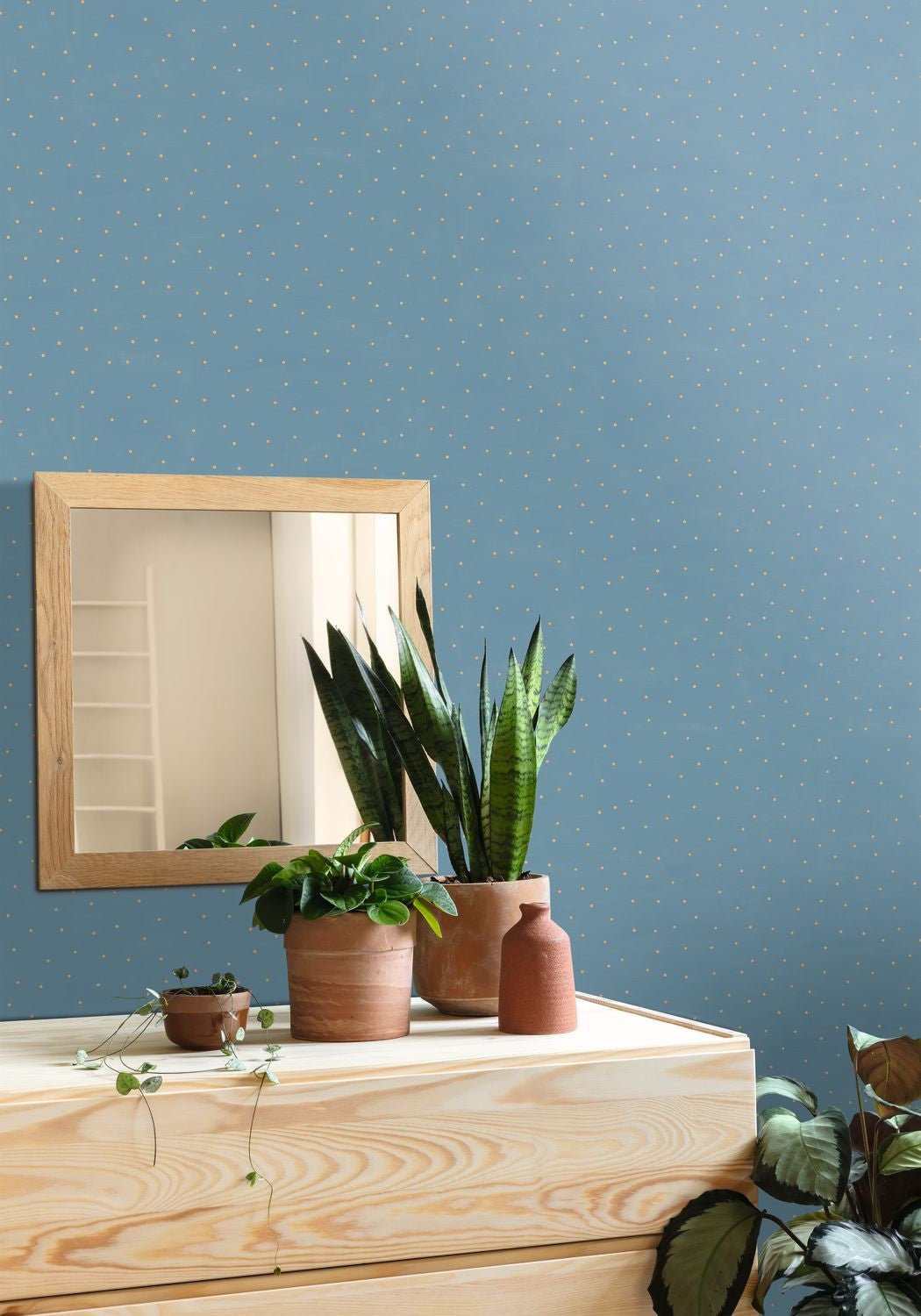 Danse Wallpaper - Bleu/ Dore - Caselio - 102206006