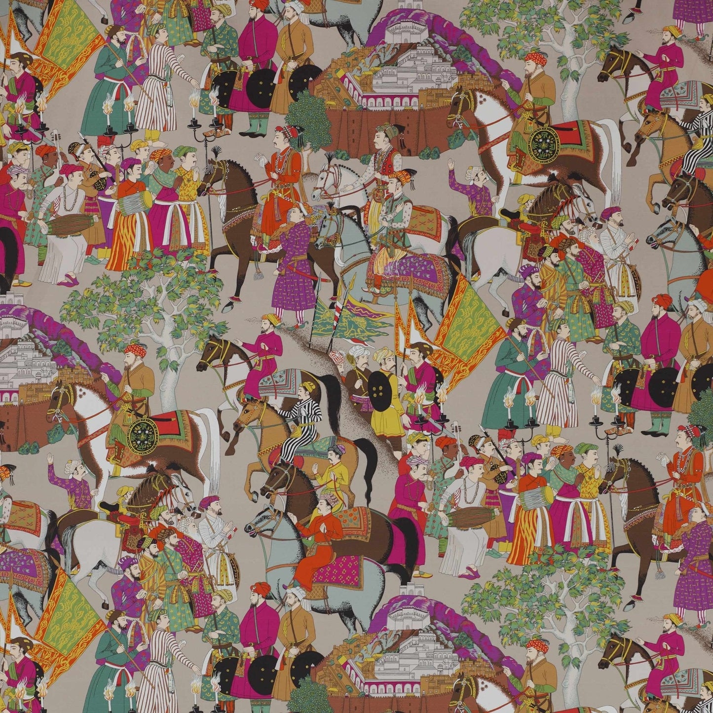 Dara Fabric - Taupe - Manuel Canovas - 04758/02 - Premier Wallcovering