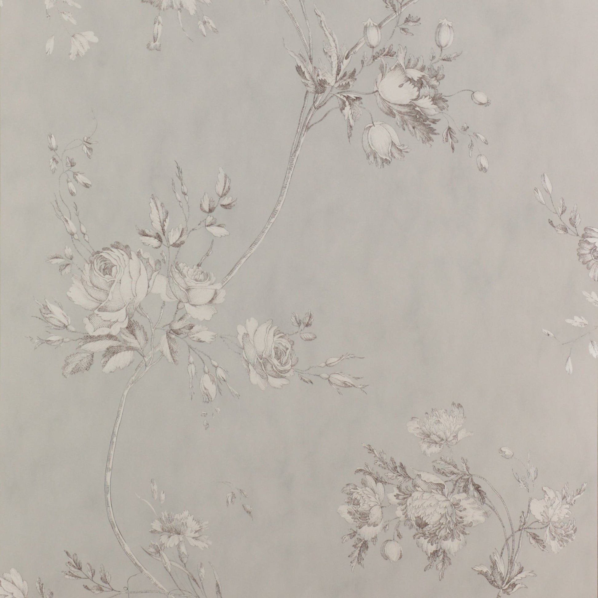 Darcy Wallpaper - Grey - Colefax & Fowler - 07957/09 - Premier Wallcovering