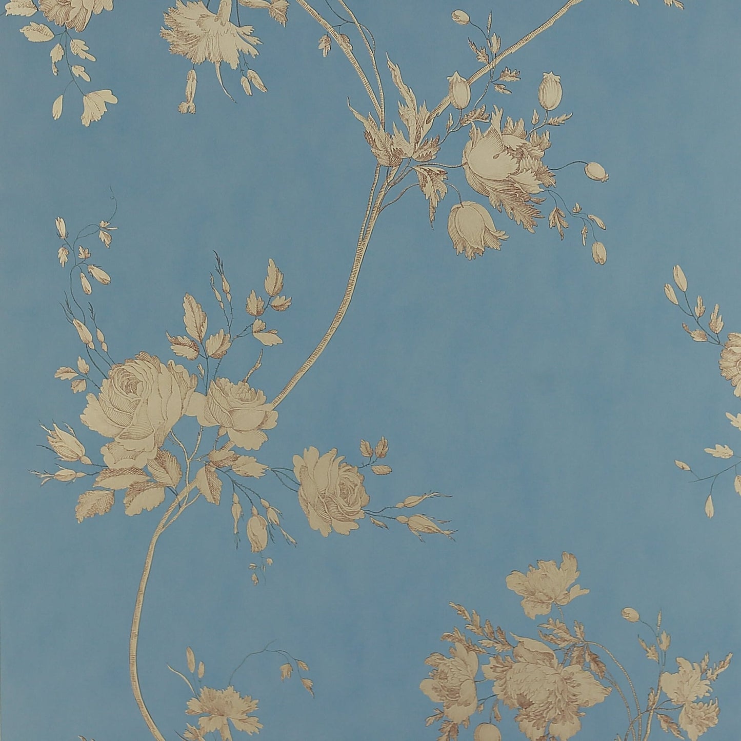 Darcy Wallpaper - Old Blue - Colefax & Fowler - 07957/10 - Premier Wallcovering