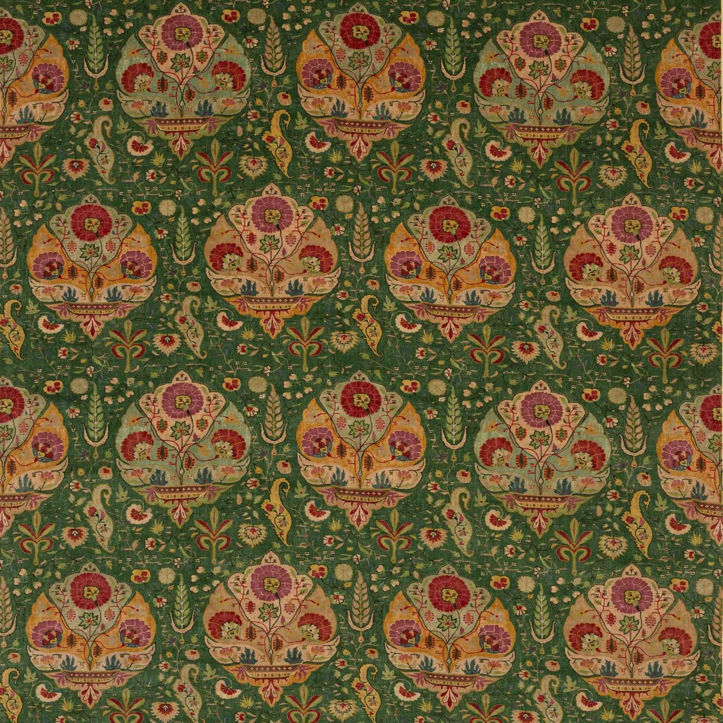 Darya Velours Fabric - Foret - Manuel Canovas - M4183-01 - Premier Wallcovering