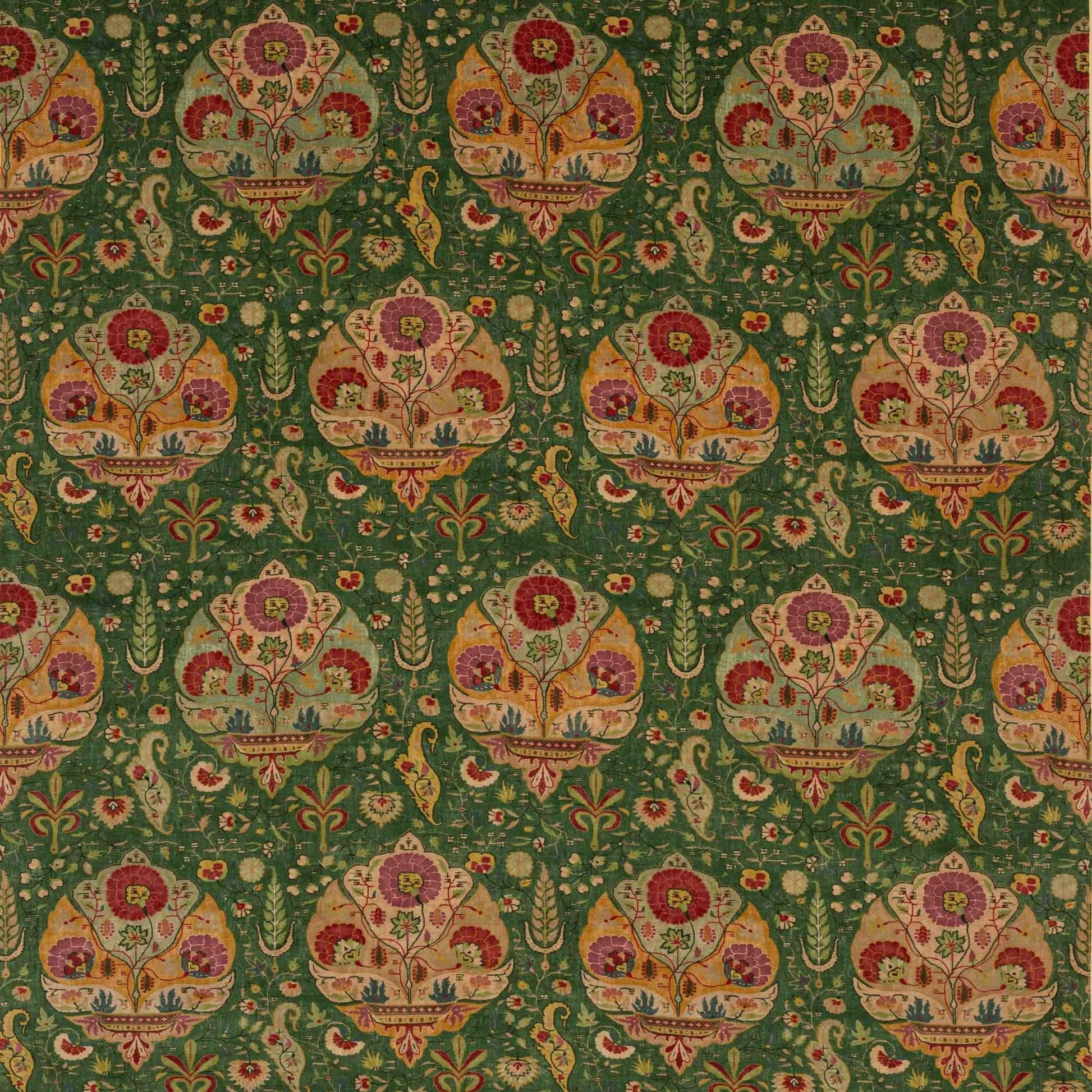 Darya Velours Fabric - Foret - Manuel Canovas - M4183-01 - Premier Wallcovering