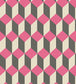 Delano Wallpaper - Magenta, White & Charcoal - 105/7033 - Cole & Son - Premier Wallcovering
