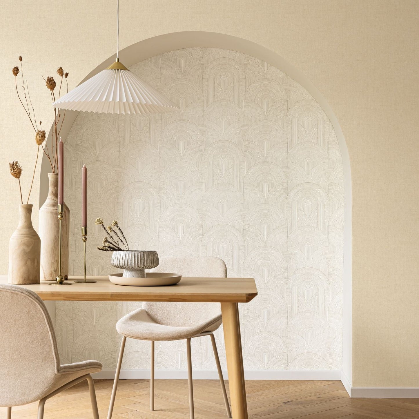 Delicacy Wallpaper - Gris - Caselio - 106569090