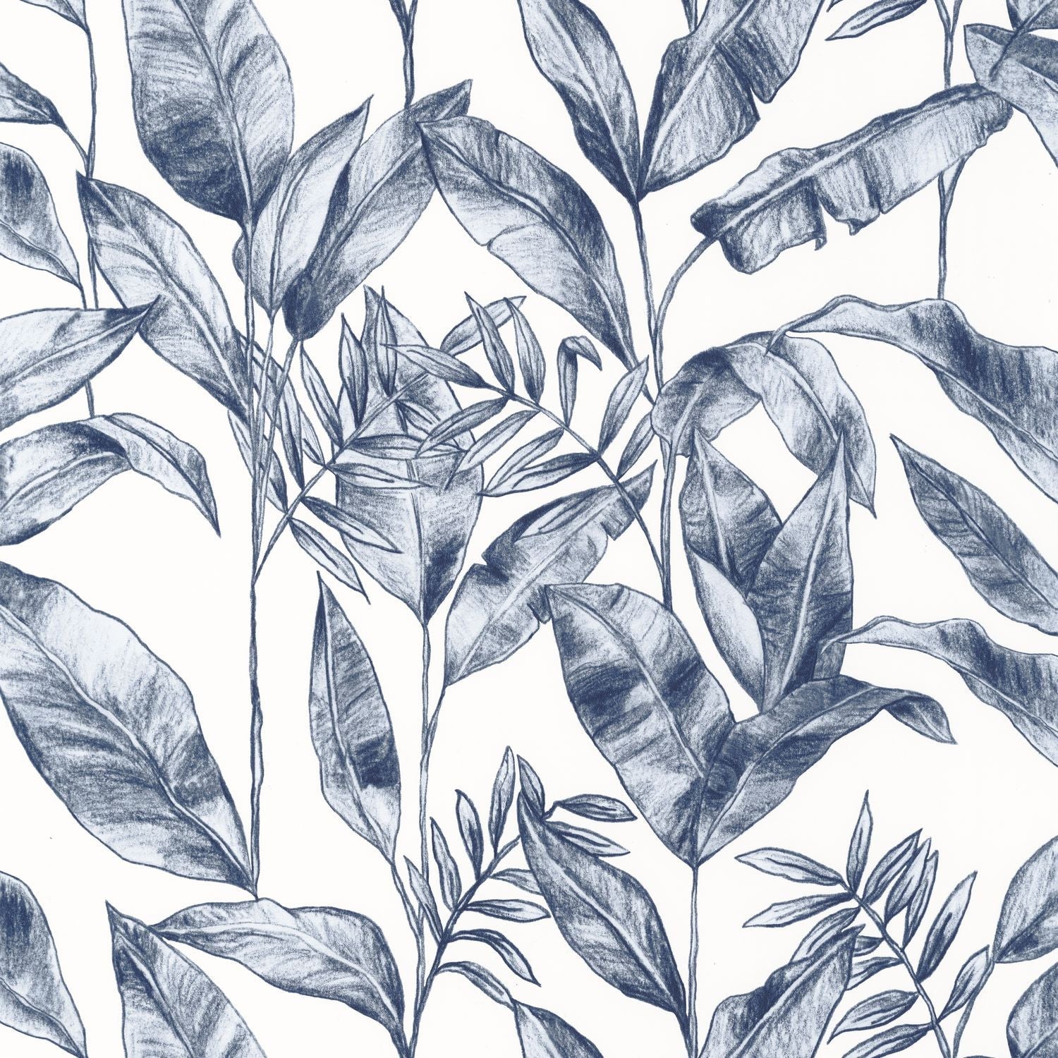 Delicate Wallpaper - Midnight Blue - Caselio - 102636225