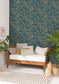 Delicate Wallpaper - Teal Blue - Caselio - 102636124