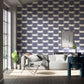 Demoiselle Wallpaper - Ink/Chartreuse - HGAT111243 - Harlequin - Premier Wallcovering