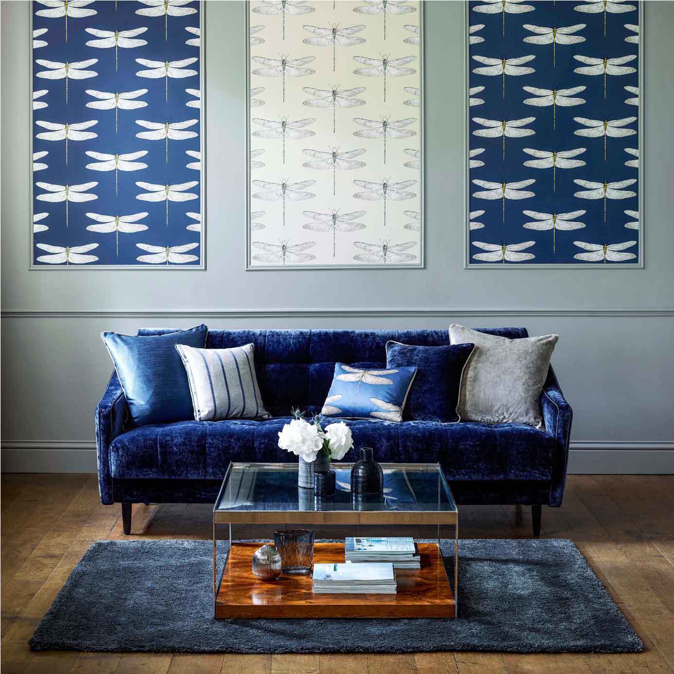 Demoiselle Wallpaper - Shell - Harlequin - HGAT111239