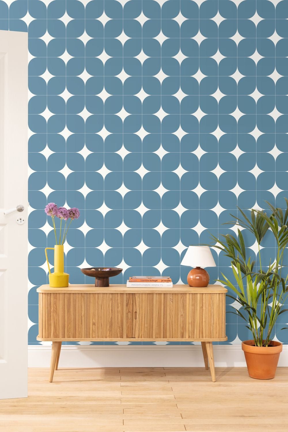 Detour Wallpaper - Bleu Petrole - Caselio - 105040641