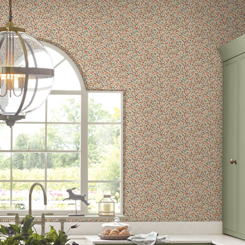 Devrons Grove Wallpaper - Terracotta - Laura Ashley - 127398 - Premier Wallcovering