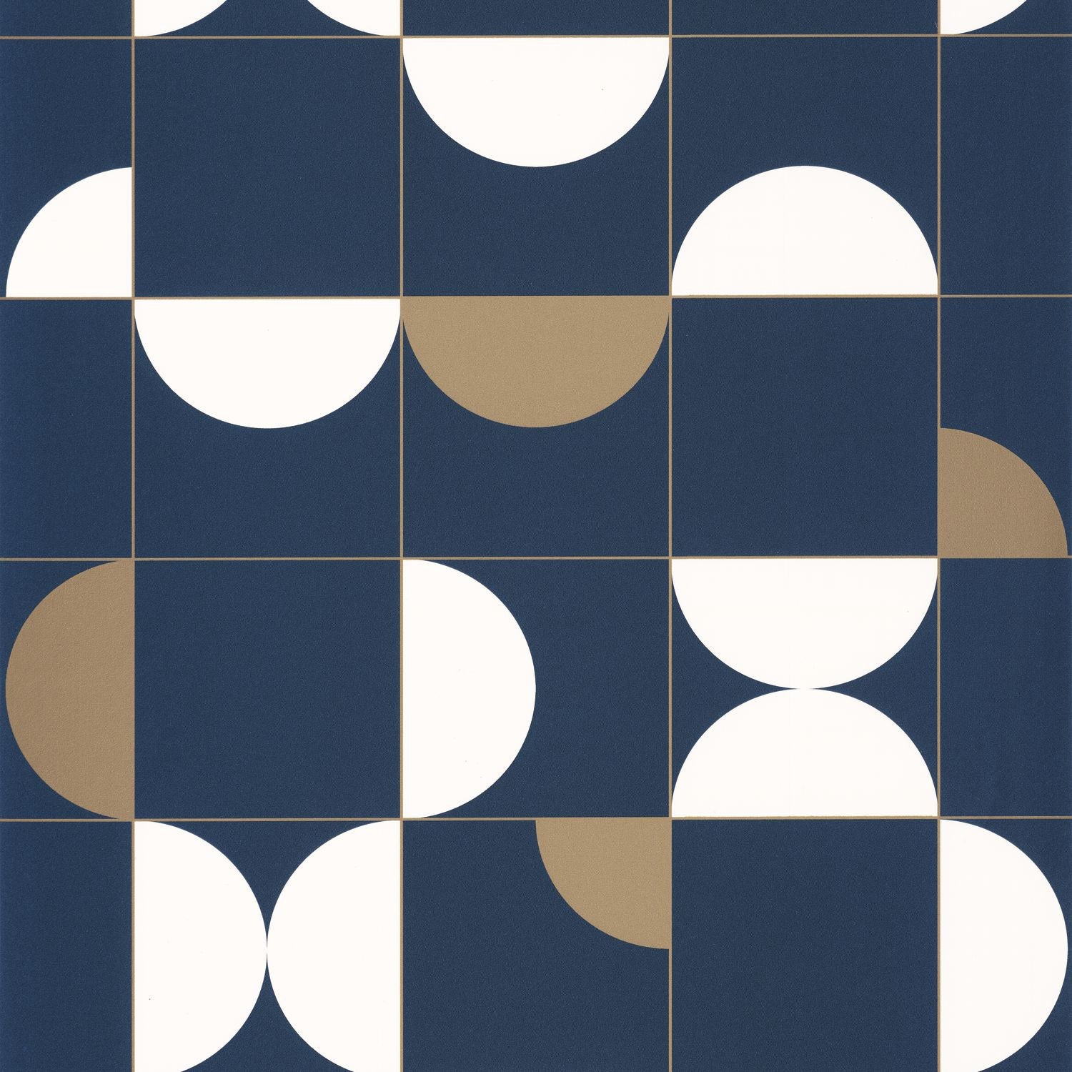 Diabolo Wallpaper - Midnight Blue - Caselio - 102666225