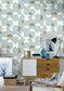 Diabolo Wallpaper - Smoke Blue - Caselio - 102666028