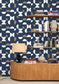 Diabolo Wallpaper - Midnight Blue - Caselio - 102666225