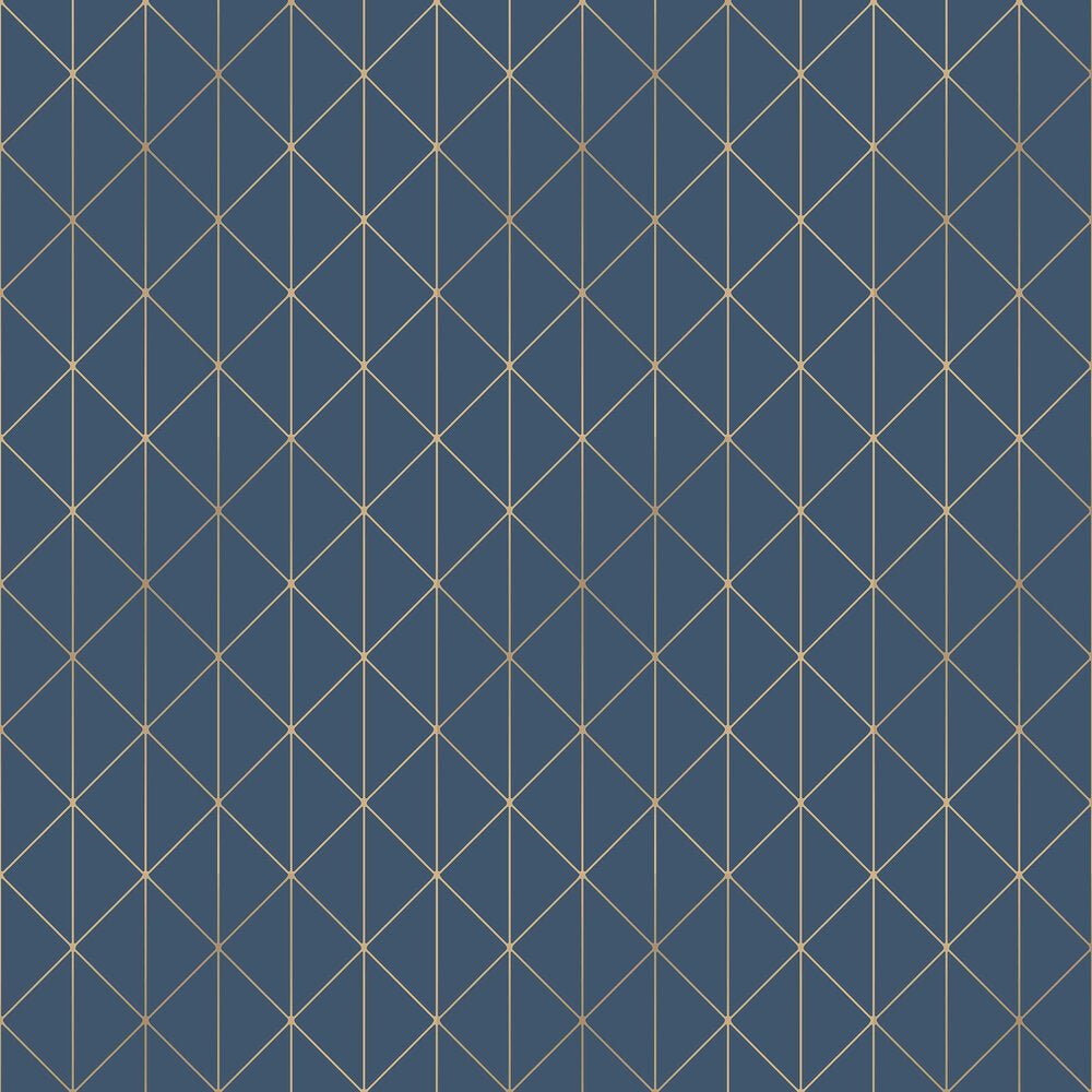 Diamonds Wallpaper - Blue - Boråstapeter - 4741 - Premier Wallcovering