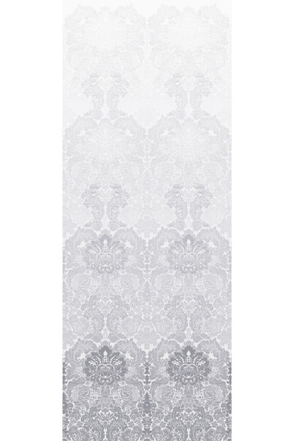 Disappearing Damask Superwide Wallpaper Panel - Grey - Timorous Beasties - ROR/DISD/OBRN/01 - Premier Wallcovering