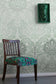 Disappearing Damask Superwide Wallpaper Panel - Mint Green - Timorous Beasties - ROR/DISD/OBRN/03 - Premier Wallcovering