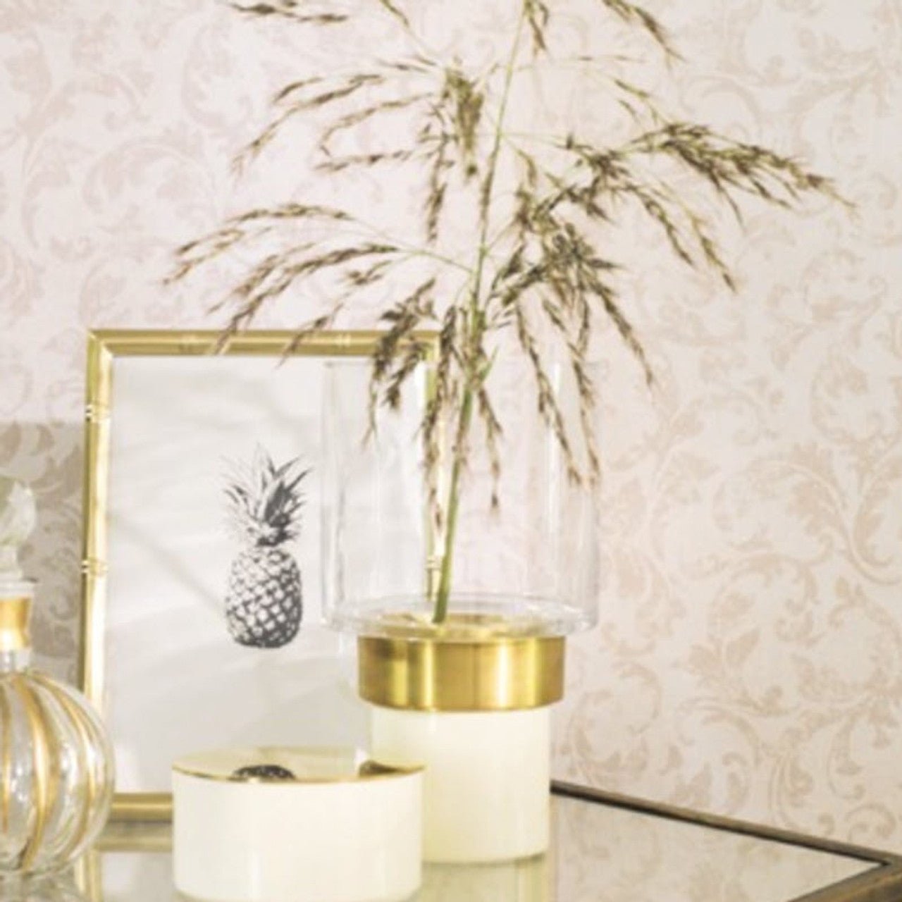 Dorsoduro Palazzo Wallpaper - Gris And Blanc - Casadeco - 83570115 - Premier Wallcovering