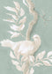 Doves Wallpaper - Aquamarine - Lewis & Wood - Premier Wallcovering