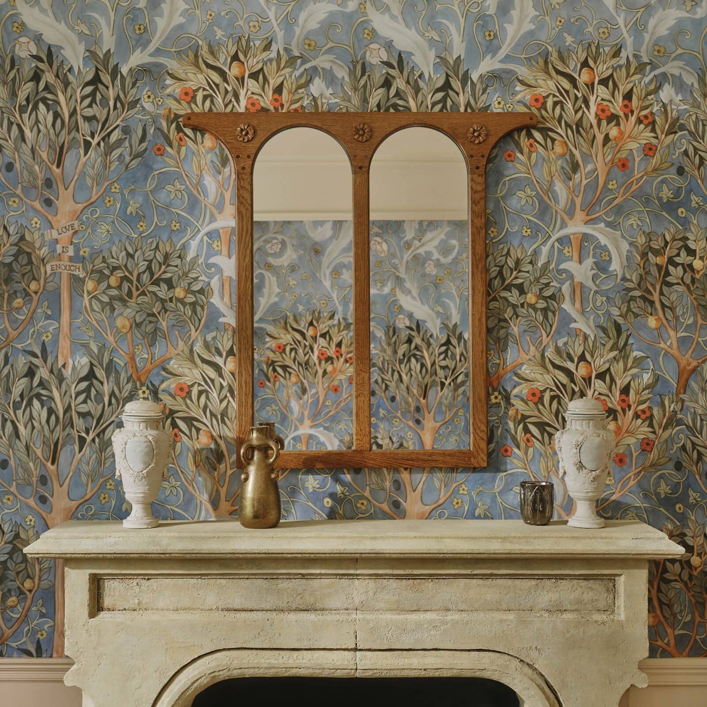Earthly Paradise Wallpaper - Celestial Blue - House of Hackney - 1 - WA - EAP - DI - CEL - XXX - Premier Wallcovering