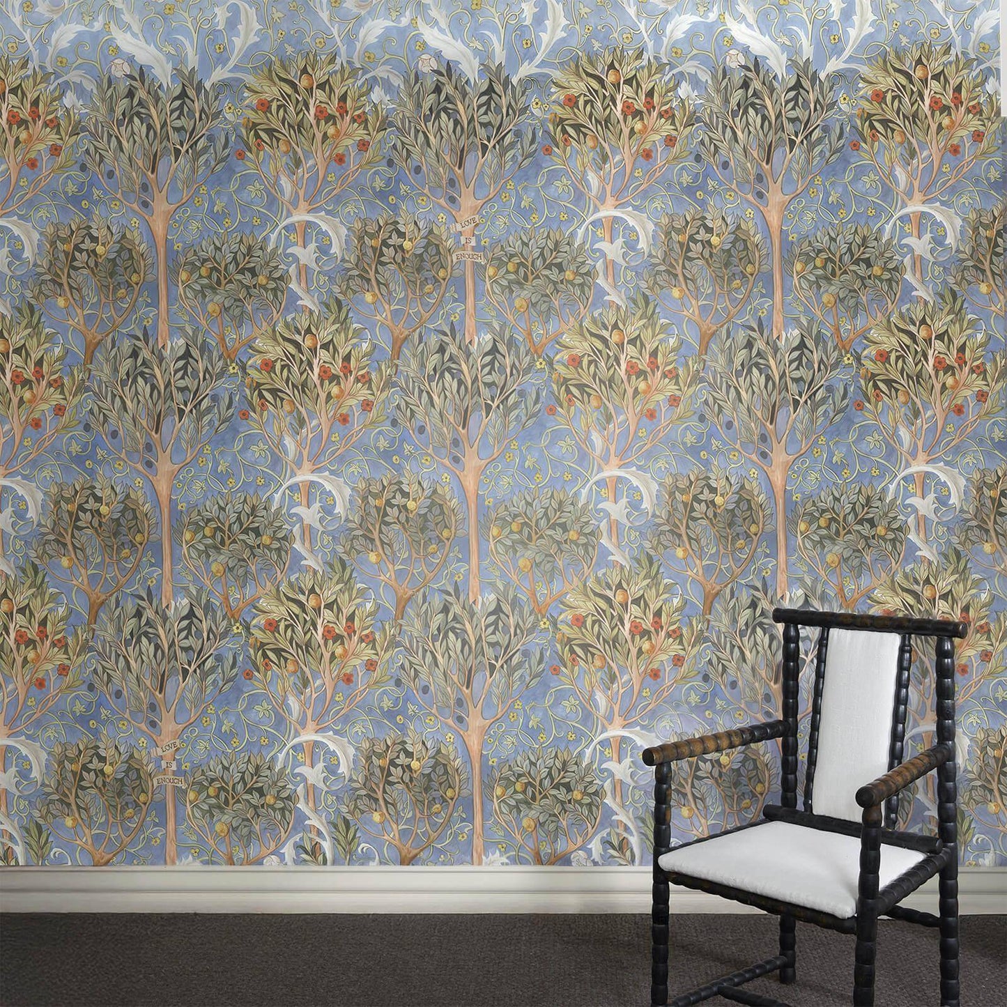 Earthly Paradise Wallpaper - Celestial Blue - House of Hackney - 1 - WA - EAP - DI - CEL - XXX - Premier Wallcovering