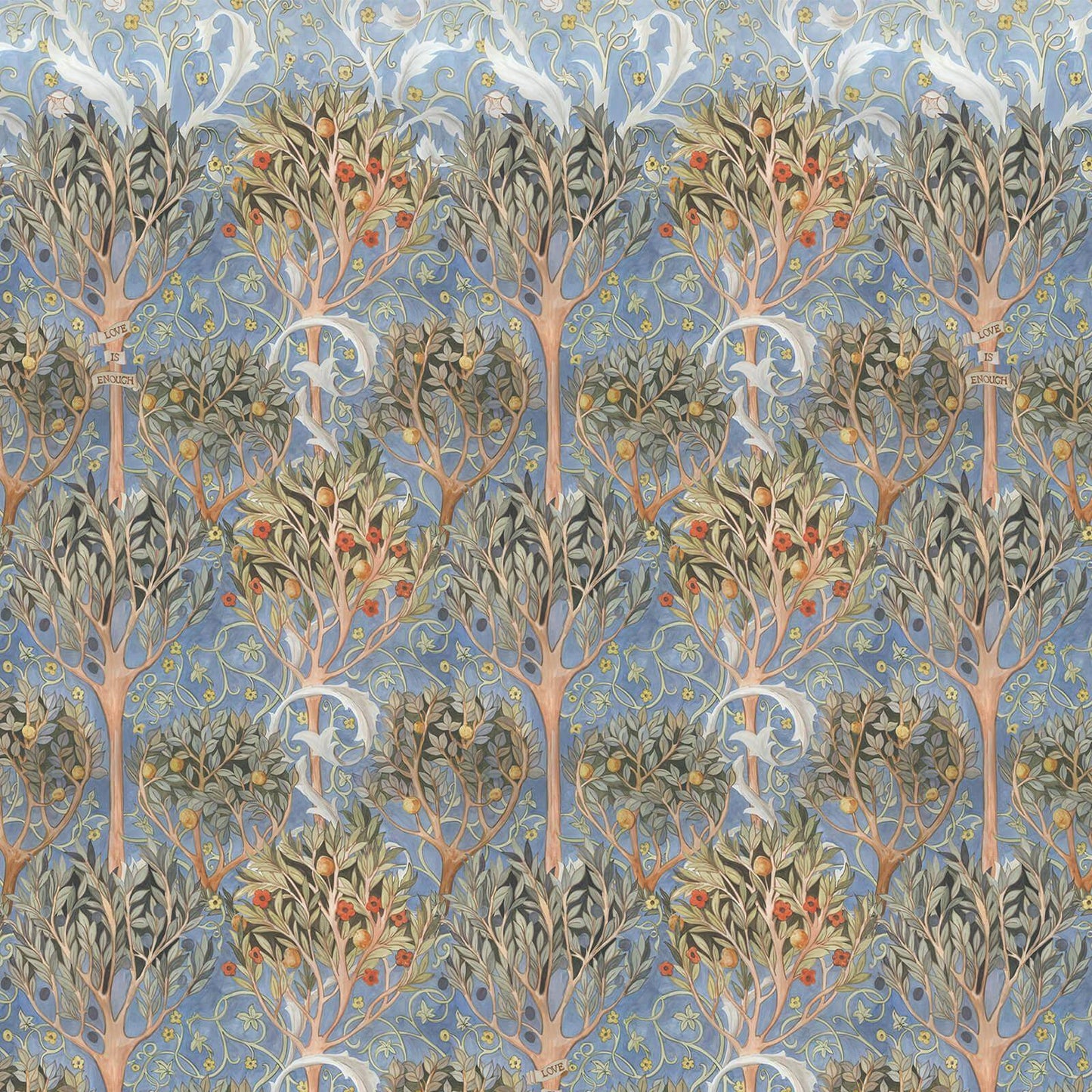 Earthly Paradise Wallpaper - Celestial Blue - House of Hackney - 1 - WA - EAP - DI - CEL - XXX - Premier Wallcovering