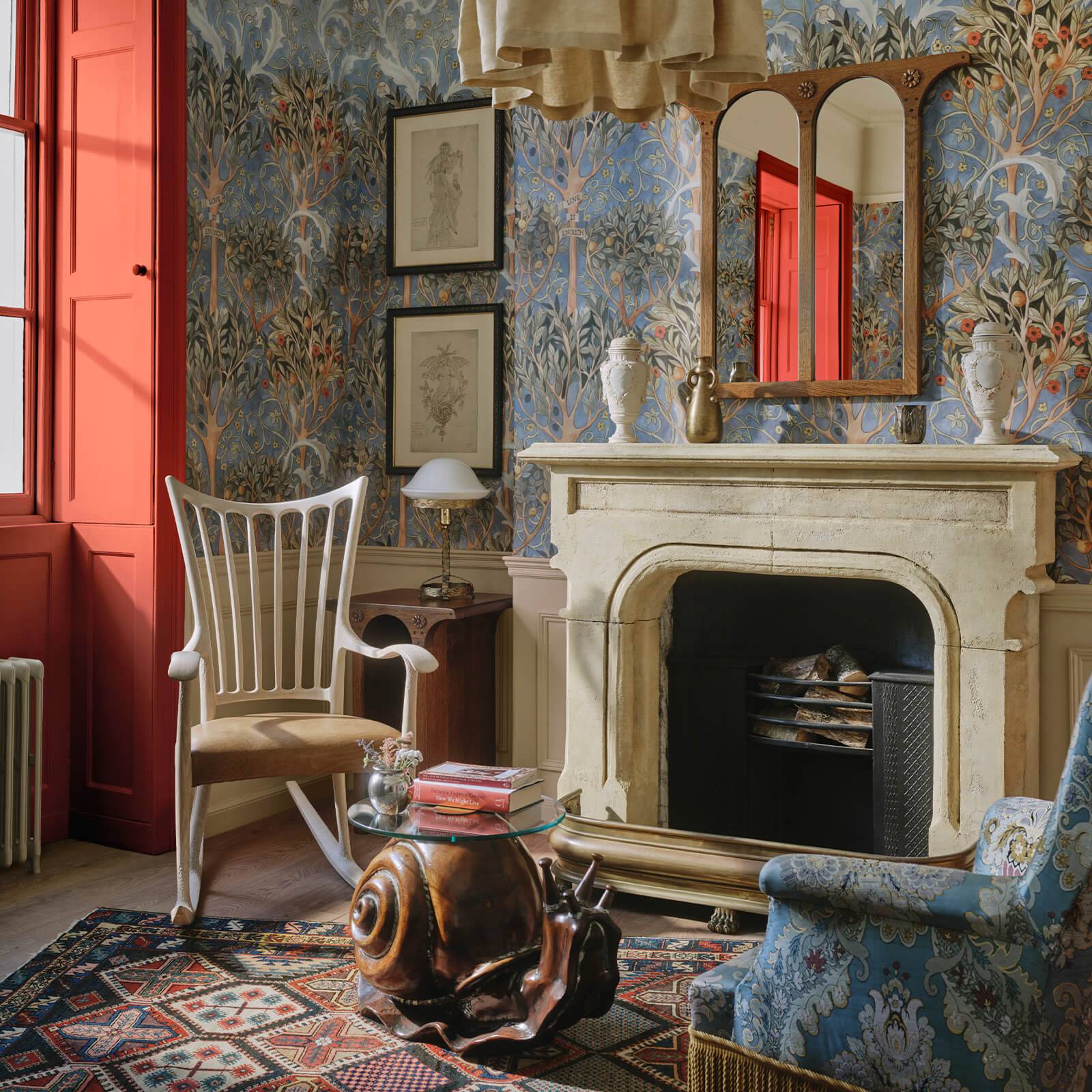 Earthly Paradise Wallpaper - Celestial Blue - House of Hackney - 1 - WA - EAP - DI - CEL - XXX