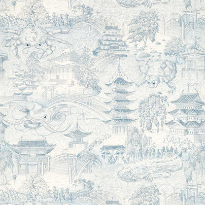 Eastern Palace Wallpaper - Indigo - ZHIW312987 - Zoffany