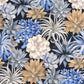 Echeveria Botanica Wallpaper - Noir And Beige - Casadeco - 85911964 - Premier Wallcovering