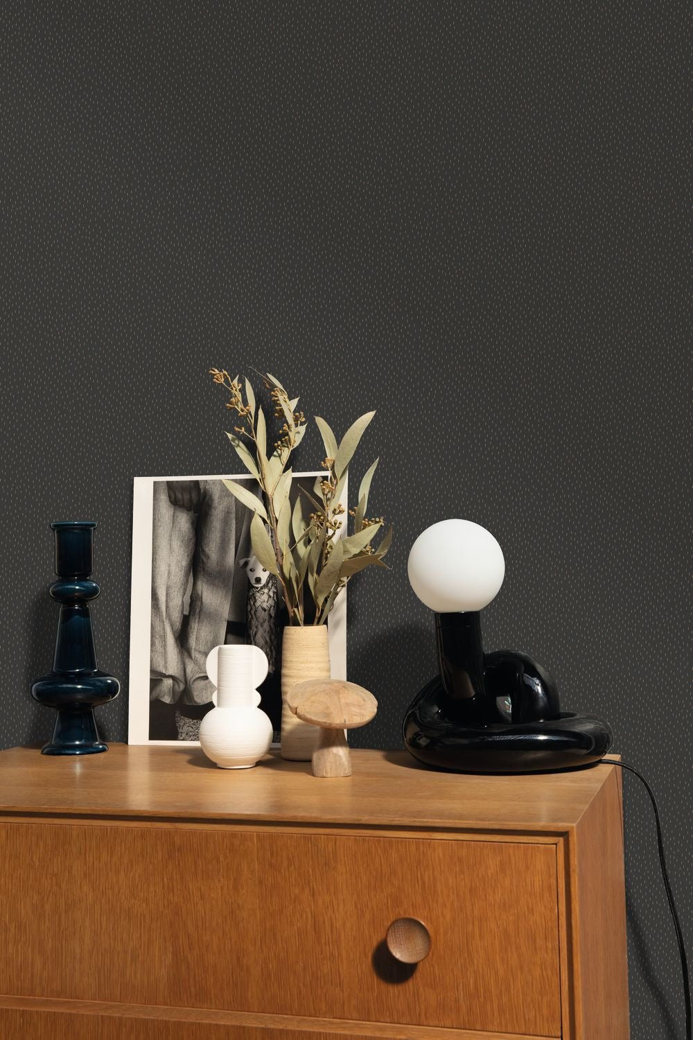 Eden Wallpaper - Noir Cuivre - Caselio - 103739095