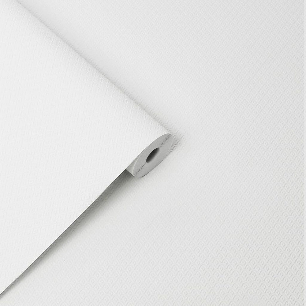 Edern Paintable Wallpaper - White - Laura Ashley - 118168 - Premier Wallcovering