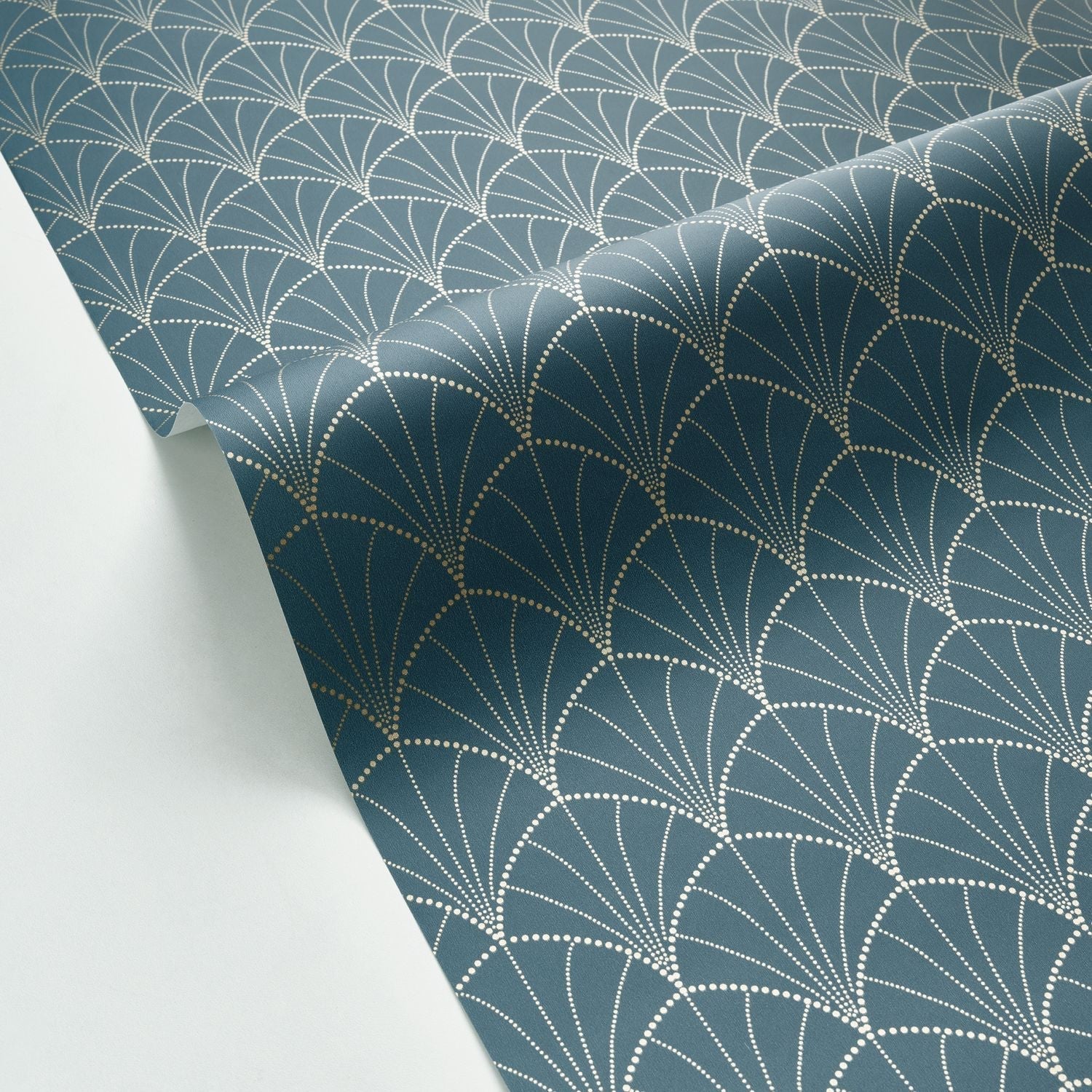 Edgar Wallpaper - Bleu Canard - Caselio - 103826217