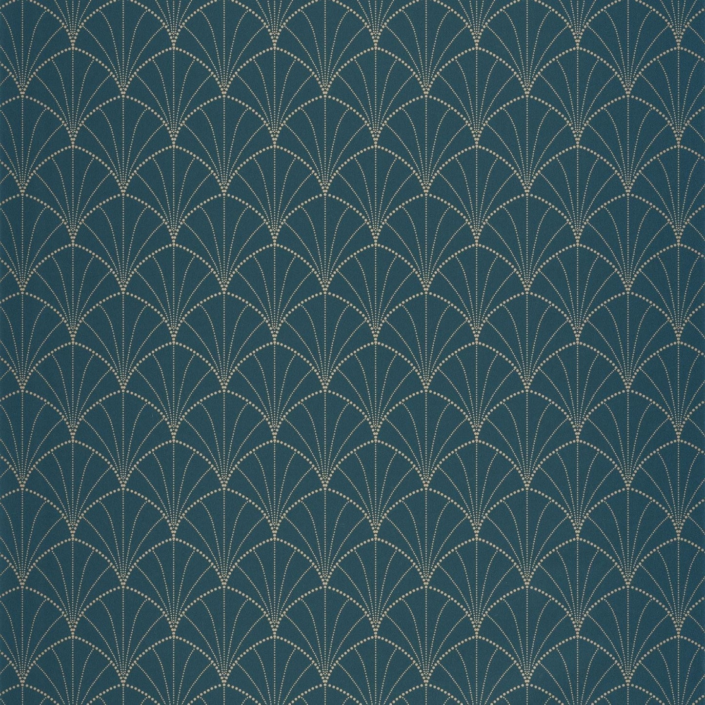 Edgar Wallpaper - Bleu Canard - Caselio - 103826217